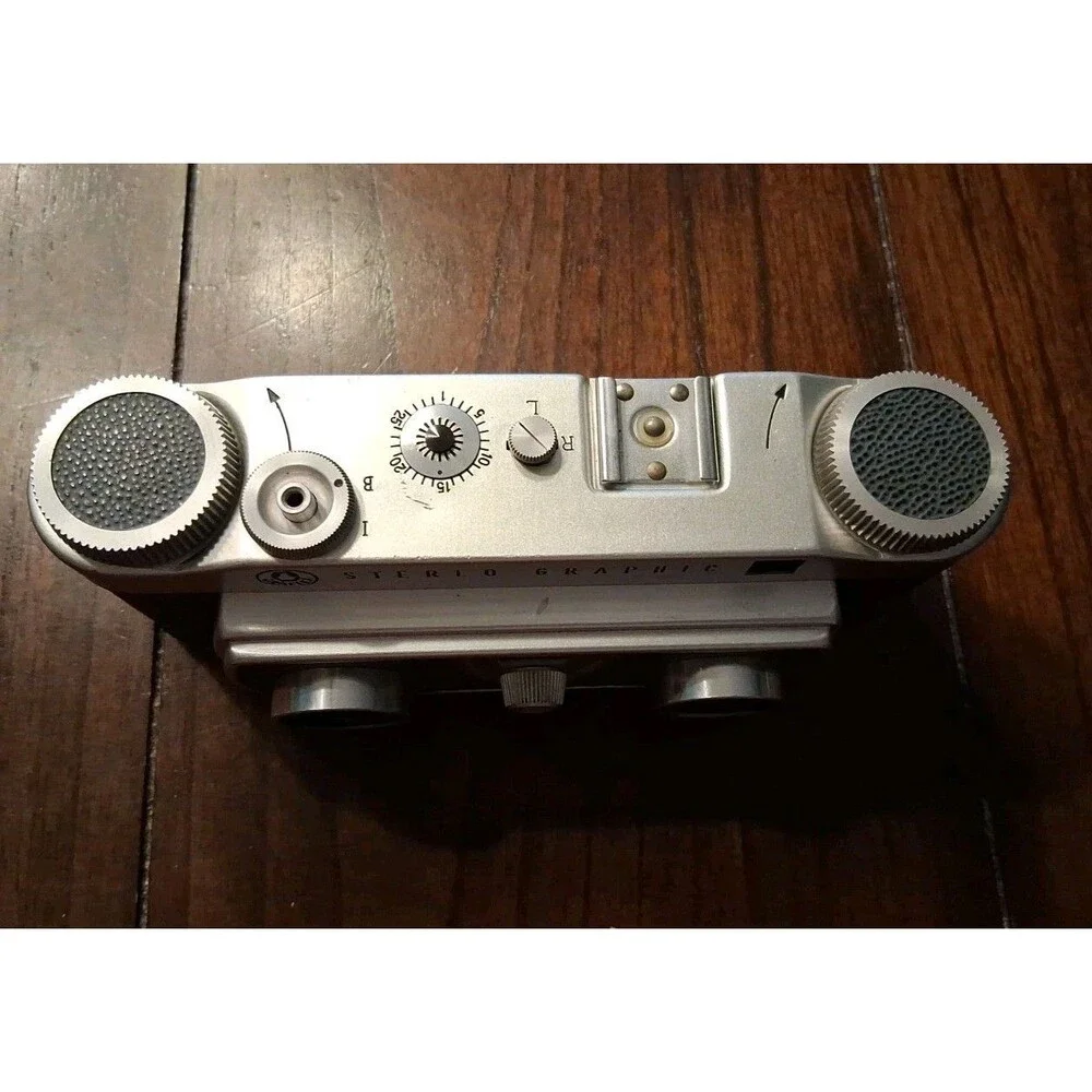 Graflex Stereo Graphic Camera 1002396 Vintage Film Camera Untested As Is